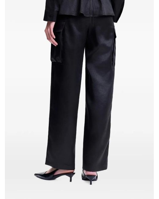 Shanghai Tang Black Tang Cargo Trousers