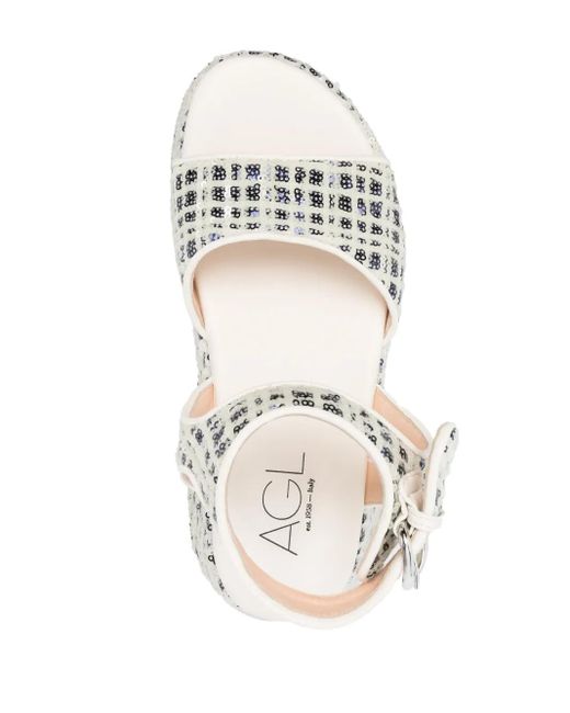 Agl Attilio Giusti Leombruni White Lil Sis Neony 65Mm Sandals