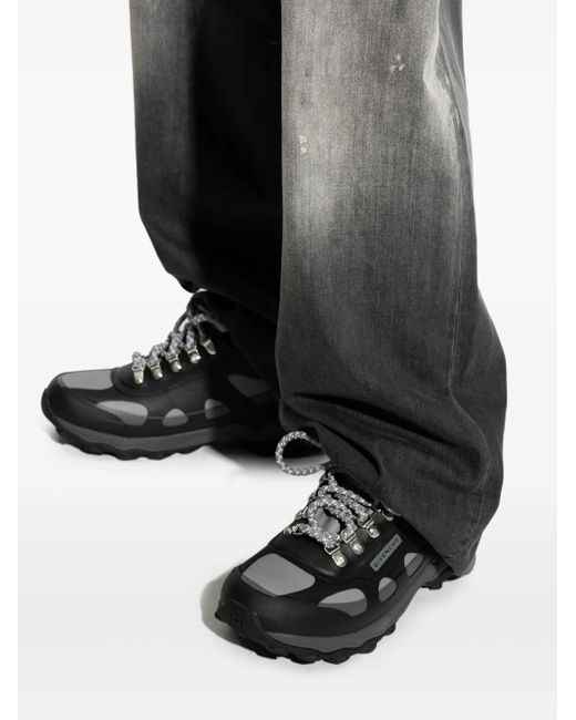 Givenchy Black Hiking Boot Shoes for men
