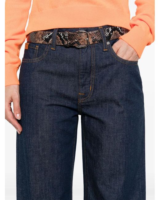Jacob Cohen Blue Straight-Leg Jeans