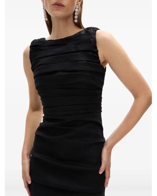 Rachel Gilbert Black Adela Maxi Dress