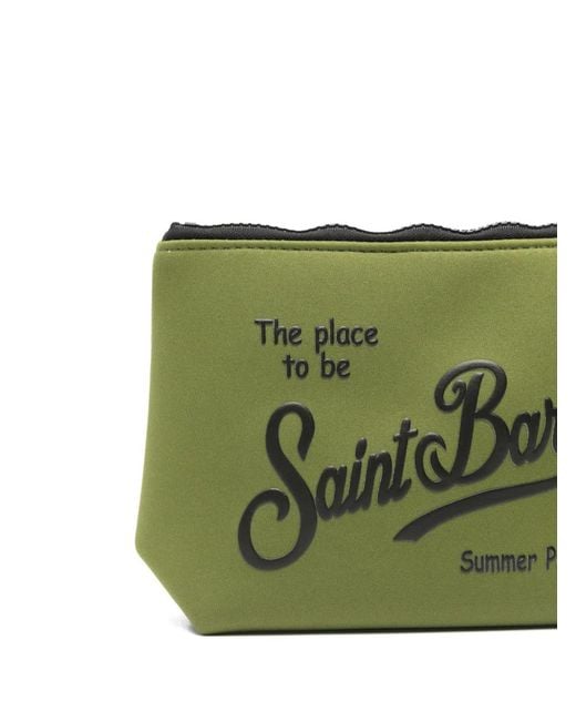 Mc2 Saint Barth Green Aline Clutch Bag
