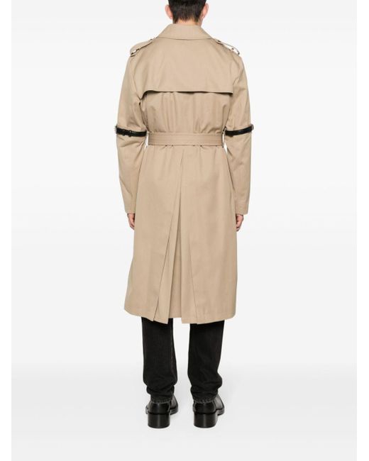 Coperni Natural Double-Breasted Trench Coat for men