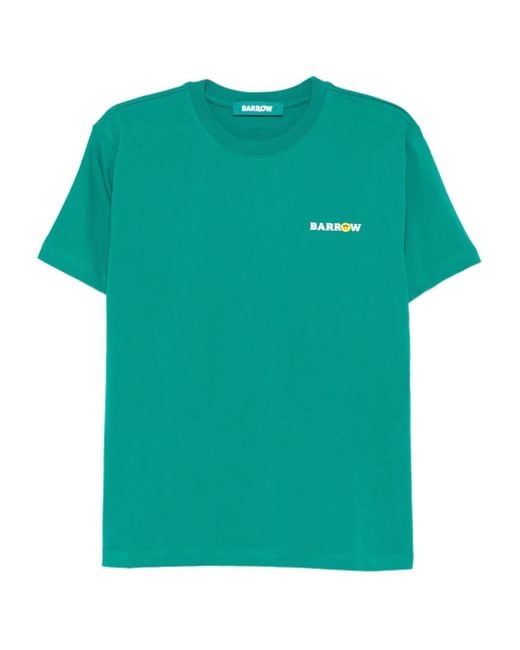 Barrow Green Logo-Print T-Shirt for men