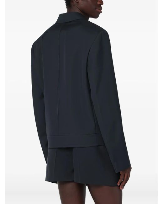 Gucci Black Single-Breasted Patch-Pocket Jacket for men