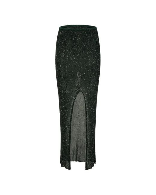 Paramidonna Green Bruna Split Skirt