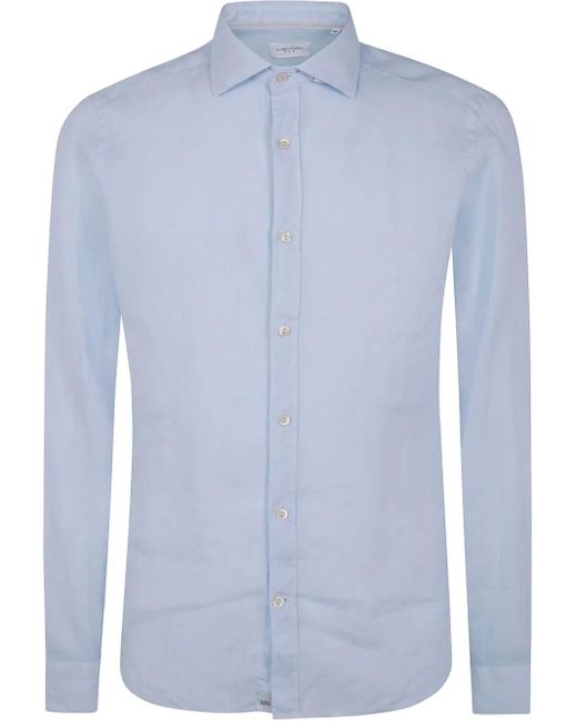 Camicia di Tintoria Mattei 954 in Blue da Uomo