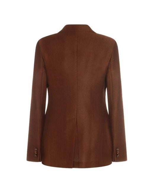 Tagliatore Brown Parigi Buttoned Blazer