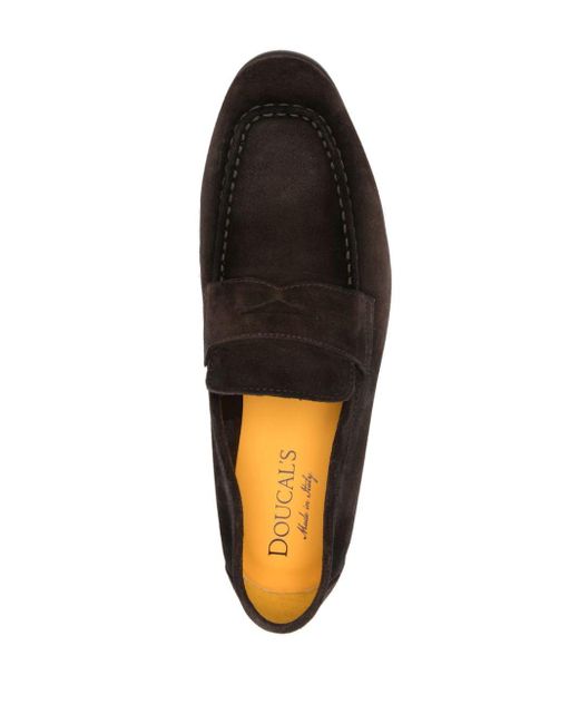 Doucal's Penny-Loafer aus Wildleder in Brown für Herren