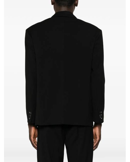 Imperial Black Double-Breasted Jacket for men