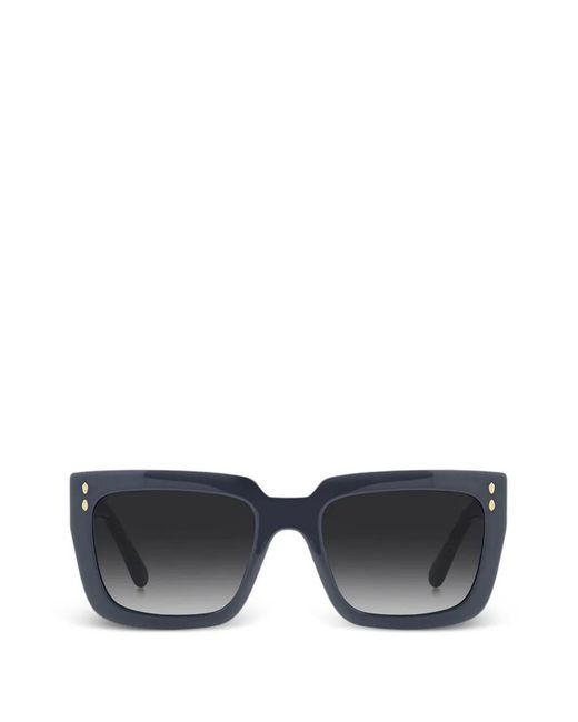 Isabel Marant Black Square-Frame Sunglasses