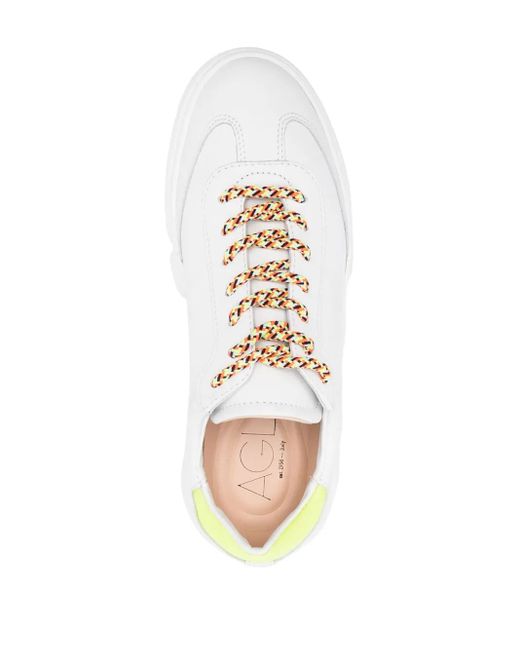Agl Attilio Giusti Leombruni White Emilie Low-Top Sneakers