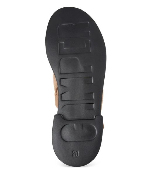 Camper Brown Edy Strap Sandals