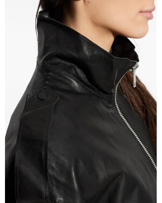 AllSaints Black Lowden Zipped Jacket