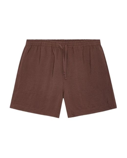 NN07 Ryder Shorts Met Trekkoord in het Brown voor heren