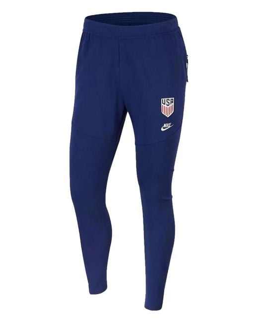 Nike Blue Elasticated Waistband Track Pants for men