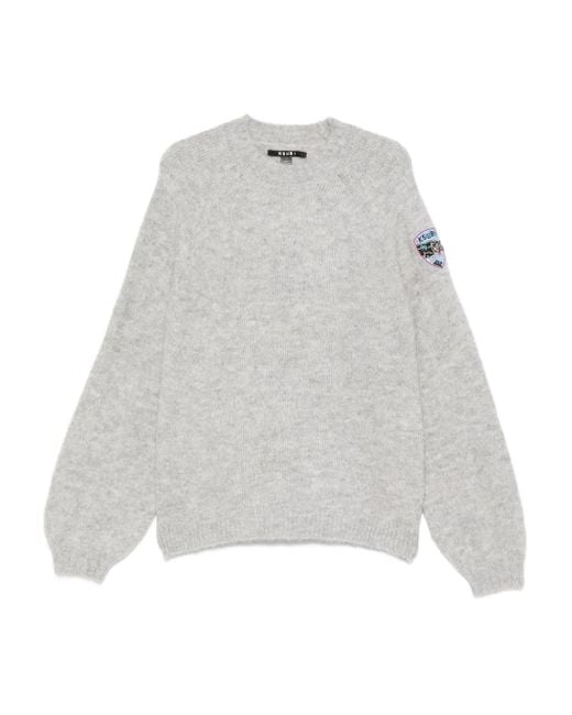 Ksubi Trui Met Patchdetail in het White