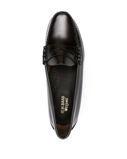 G.H.BASS Black Weejuns Larson Loafers for men