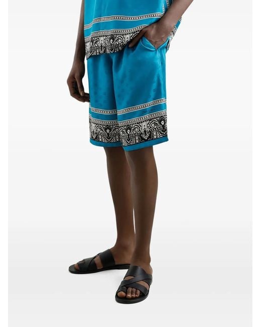 Dolce & Gabbana Blue Bermuda Shorts for men