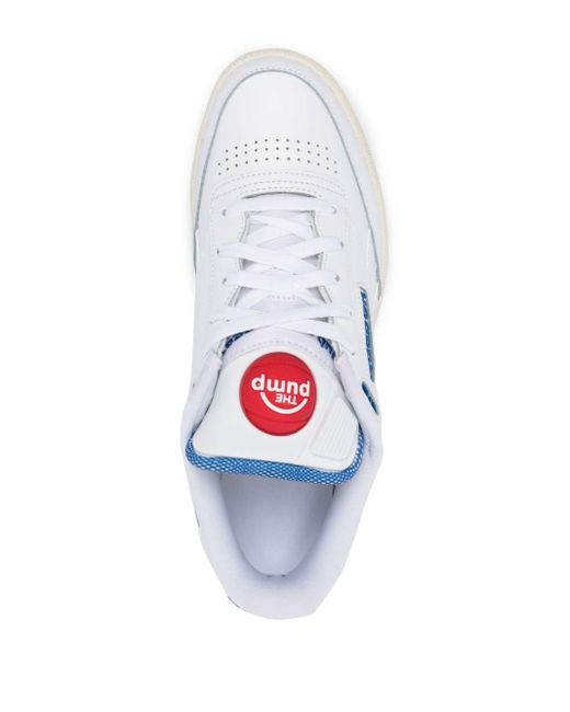 Panelled low-top sneakers Reebok de hombre de color White