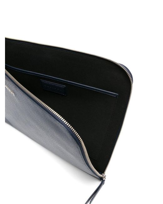 Micron leather briefcase Orciani pour homme en coloris Blue