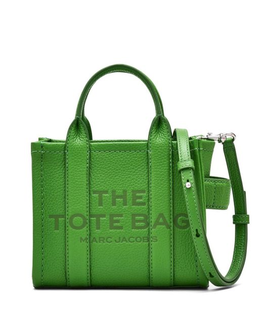Marc Jacobs Green The Mini Leather Handtasche