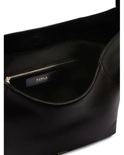 Furla Black Leather Bag