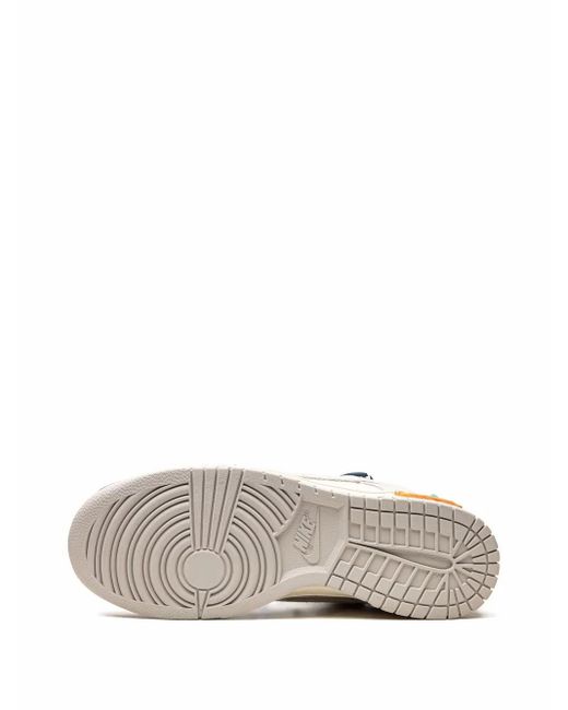 NIKE X OFF-WHITE White Dunk Low "Lot 16" Sneakers