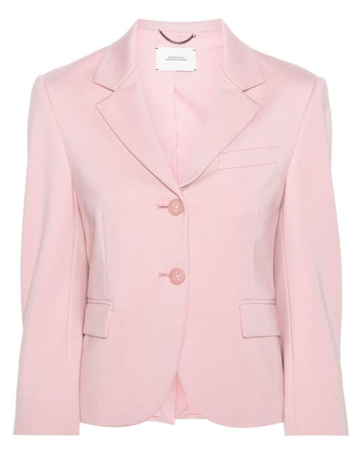 Dorothee Schumacher Pink Wool-blend Blazer
