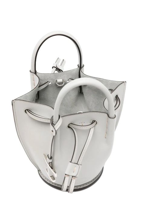 Tod's ロゴチャーム バケットバッグ Gray