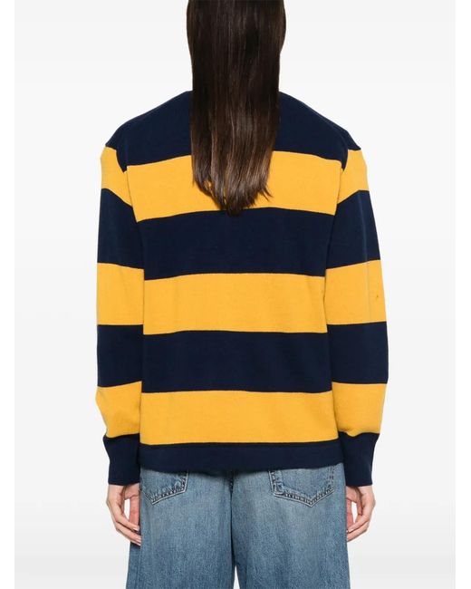 Nili Lotan Yellow Rashida Polo Top
