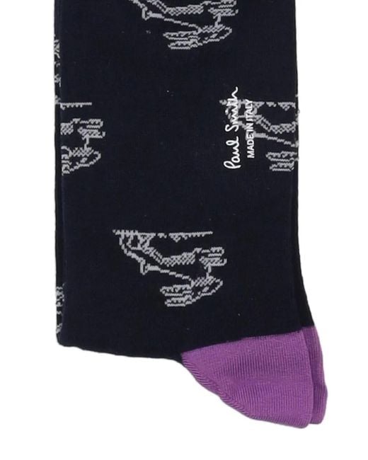 Paul Smith Blue Rabbit Socks for men