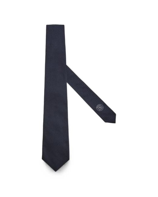 Boggi Blue Silk Jacquard Tie for men