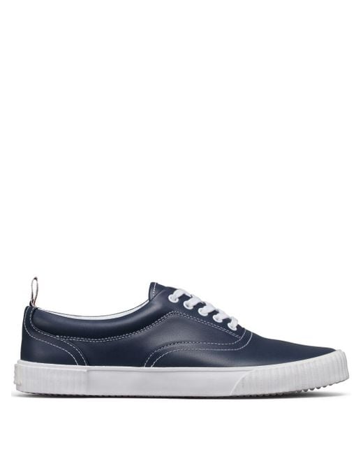 Thom Browne Blue Heritage Sneakers for men