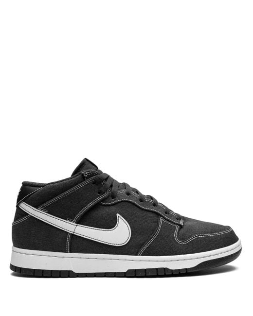 Nike Black Dunk Mid "Off Noir" Sneakers for men