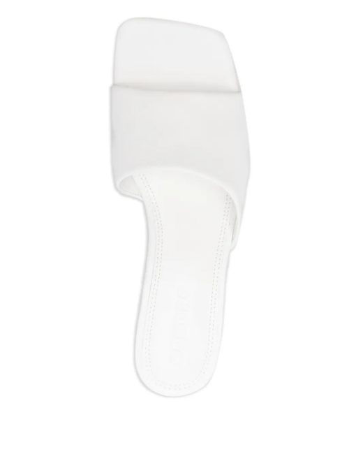 Sandales En Cuir 60 Mm Sandro en coloris White