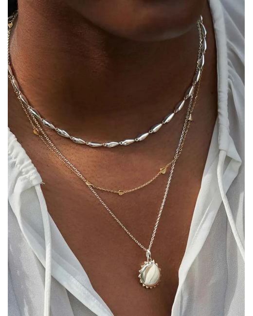 Dinny Hall White Sunbeam Necklace