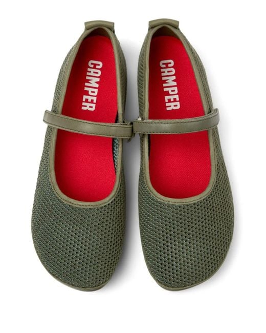 Camper Right Nina フラットシューズ Green
