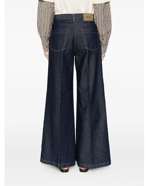 Aspesi Blue Belt-Loop Jeans