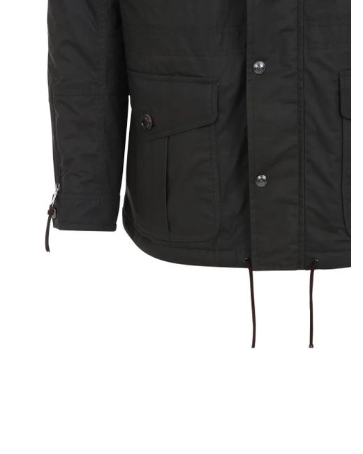 Ralph Lauren Black Shearling-Collar Jacket for men