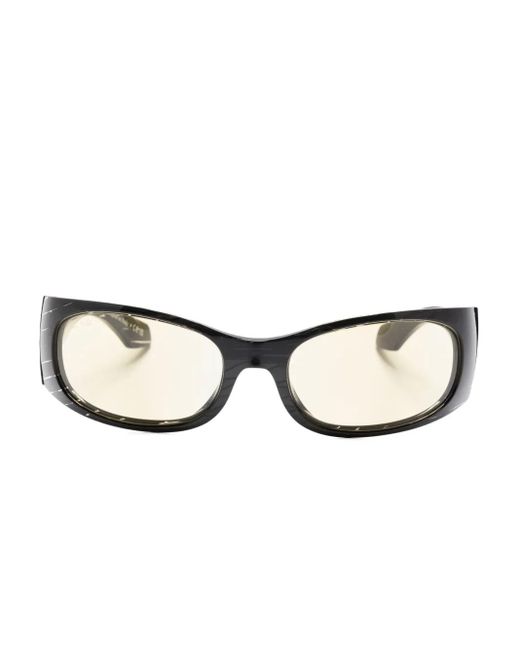 Alain Mikli Natural Sonnenbrille Mit Eckigem Gestell