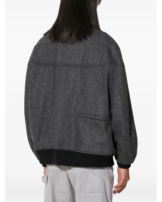 Baracuta Gray G9 Herringbone Bomber Jacket