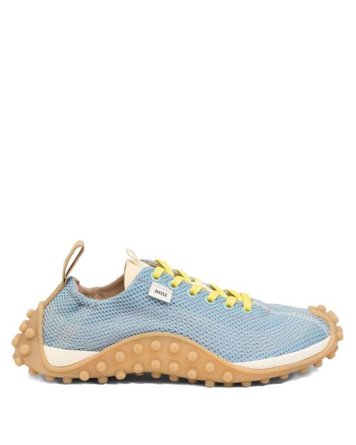AMI Blue Mirage Mesh Sneakers