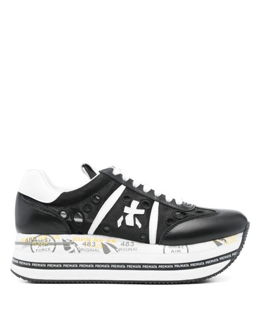 Baskets Beth Premiata en coloris Black