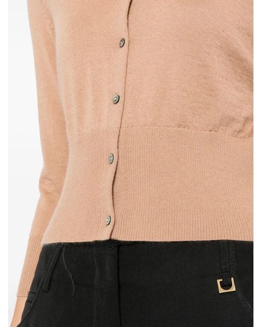 N.Peal Cashmere Natural Darcie Cardigan