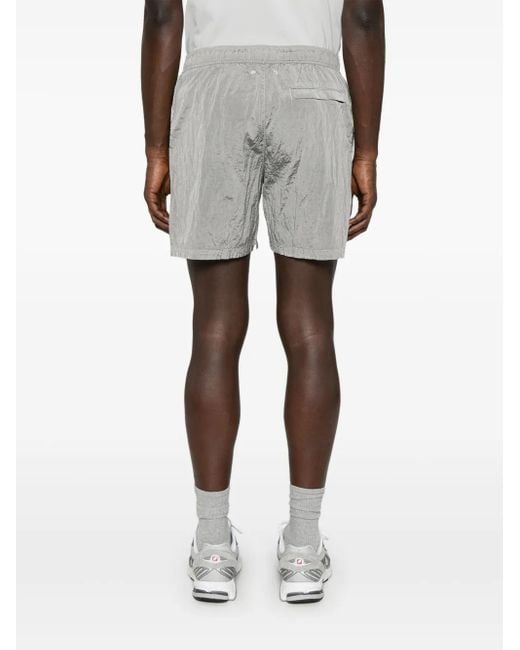 メンズ Stone Island テクスチャード ショートパンツ Gray