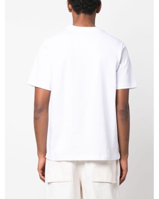 Casablancabrand T-Shirt mit Tennisball-Print in White für Herren