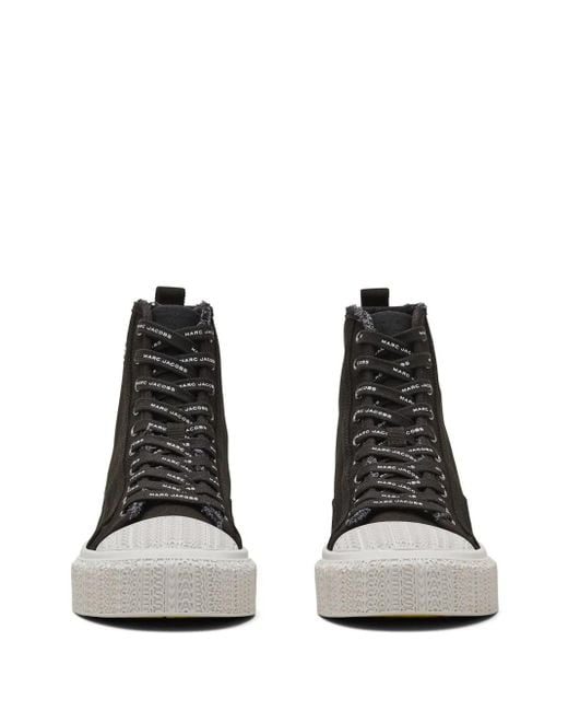 Marc Jacobs Black Ankle-High Sports Shoes