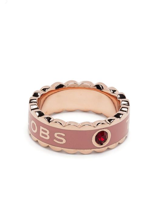 Marc Jacobs The Medallion Scallopedge Ring in Pink Lyst