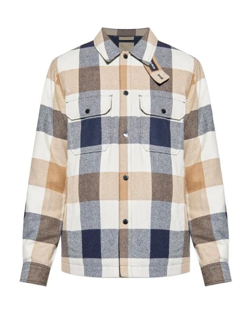 Woolrich Karierte Hemdjacke in White für Herren